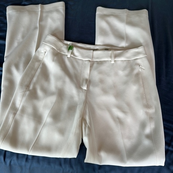 Elie Tahari Fully Lined Dress Pants – White, Size 8 (Worn Once) - Picture 1 of 7